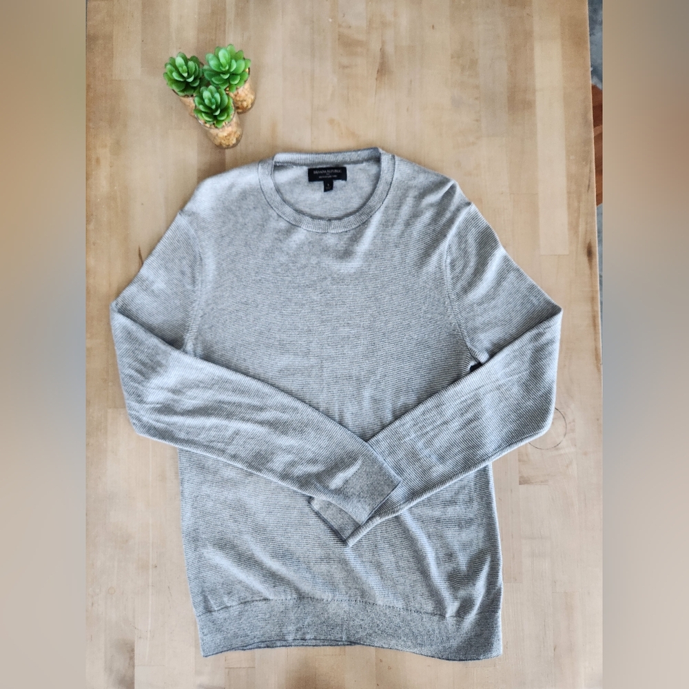 BR Men's Premium Luxe Yarn Striped Sweater